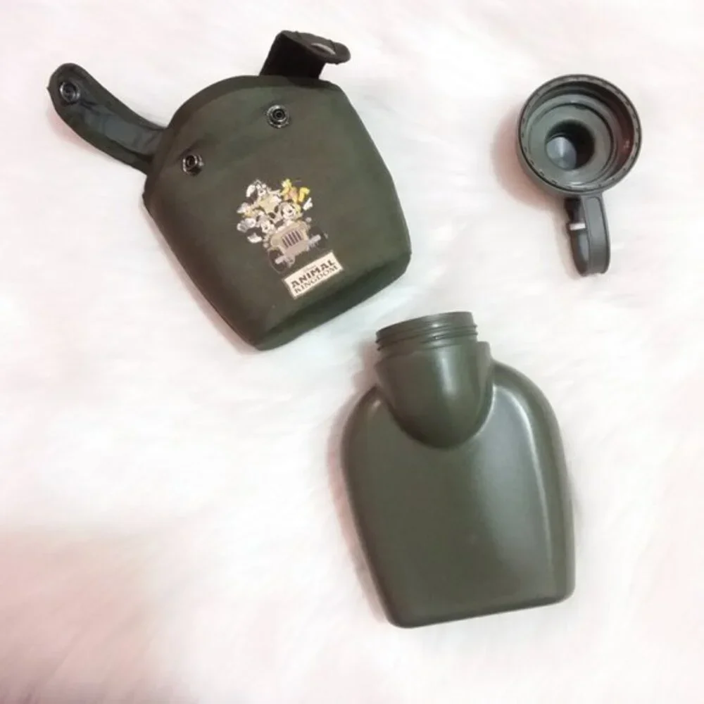 Disney Green Canteen & Kids Camouflage Backpack